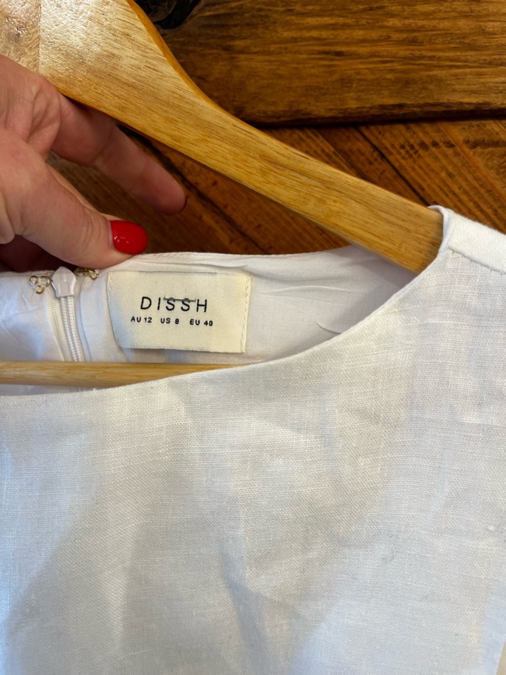 DISSH White Sleeveless Midi Sheath Dress - Picture 7 of 7